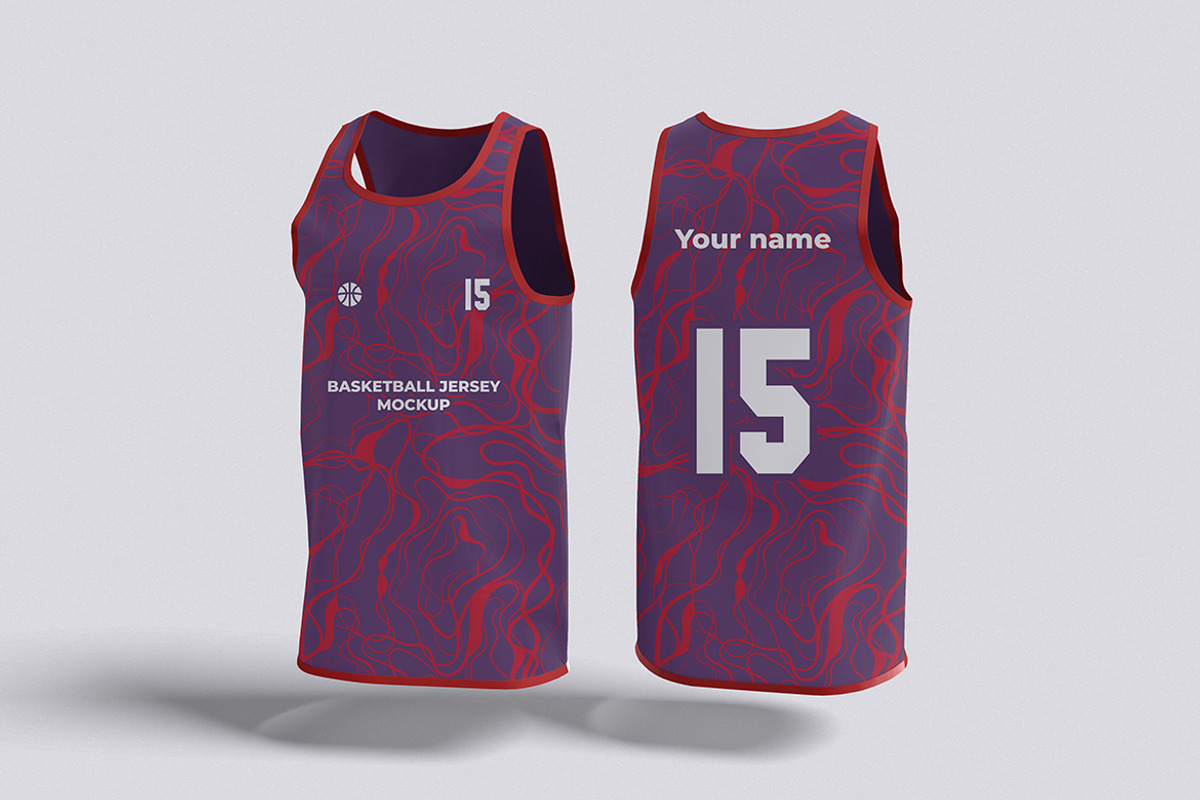 Basketball Jersey Mockup, an Apparel Mockup by HanaSaka_Studio (Photo 5 of 5)