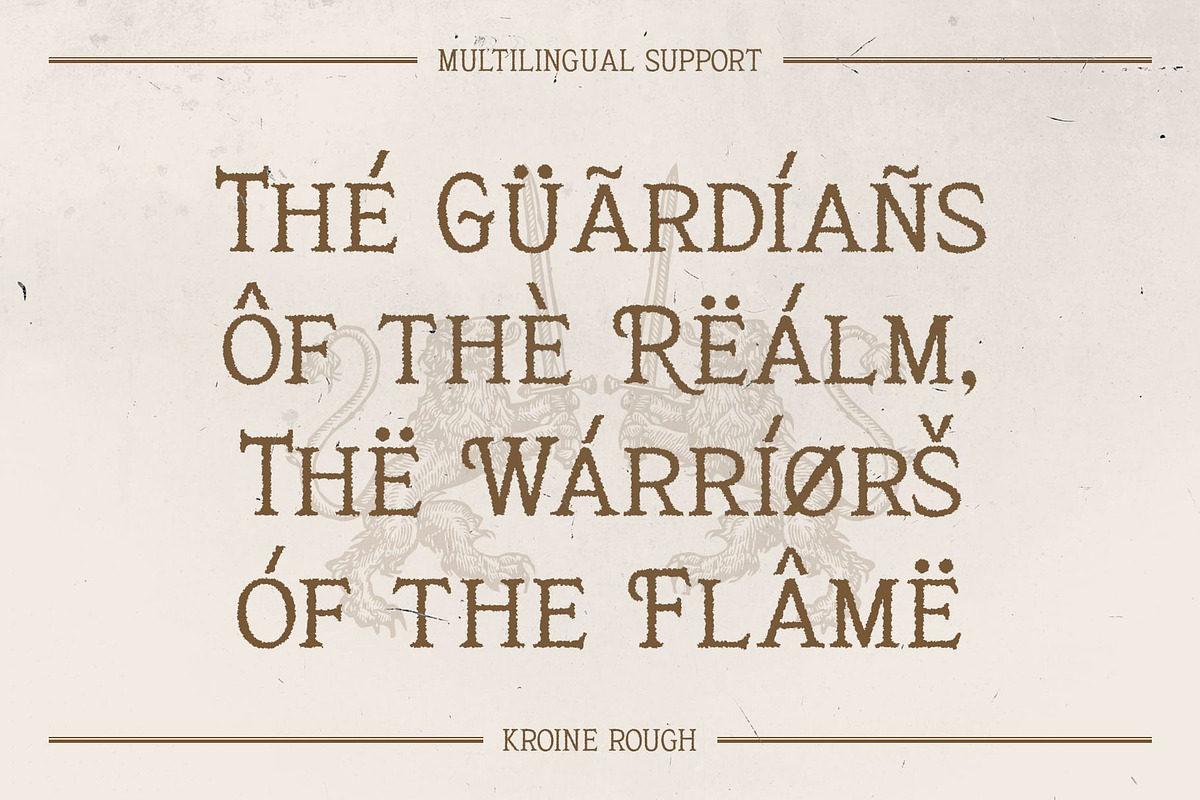 Kroine Rough, a Serif Font by Craft Supply Co. (Photo 5 of 8)