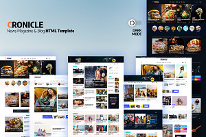 Cronicle - Magazine HTML Template