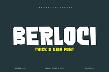 Berloci - Thick Font