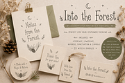 Into the Forest - Rustic Font, a Handwritten Font by Warm Cozy Cottage (Thumbnail 5 of 5)