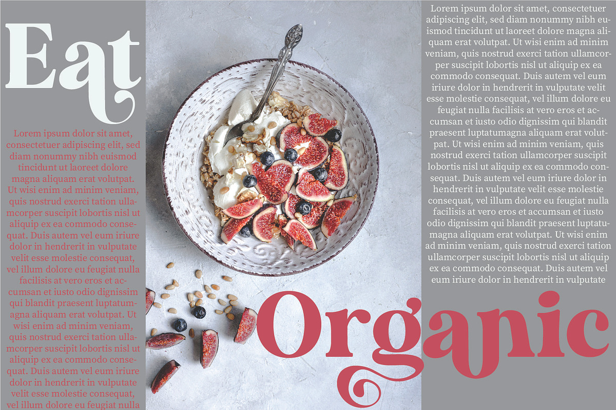 Lovely Bastilla | Retro Serif Font, a Serif Font by MchCrafter (Photo 14 of 18)