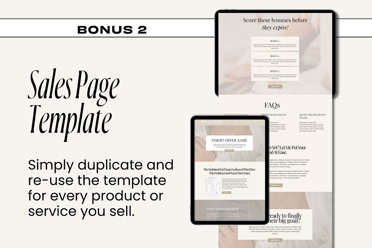 Wix Website - White Luxe, a Websites & App Template by Freedom Business Shop (Photo 6 of 11)