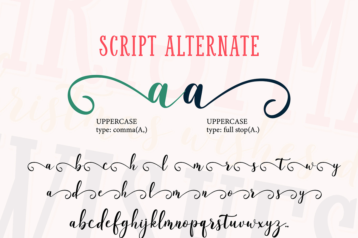 Christmas Wishes Duo - Festive Duo, a Serif Font by MaxArt Foundry (Photo 5 of 5)