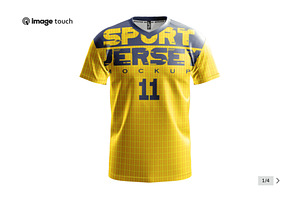 Men’s Sports T-shirt Mockup, a Shirt Mockup by image touch