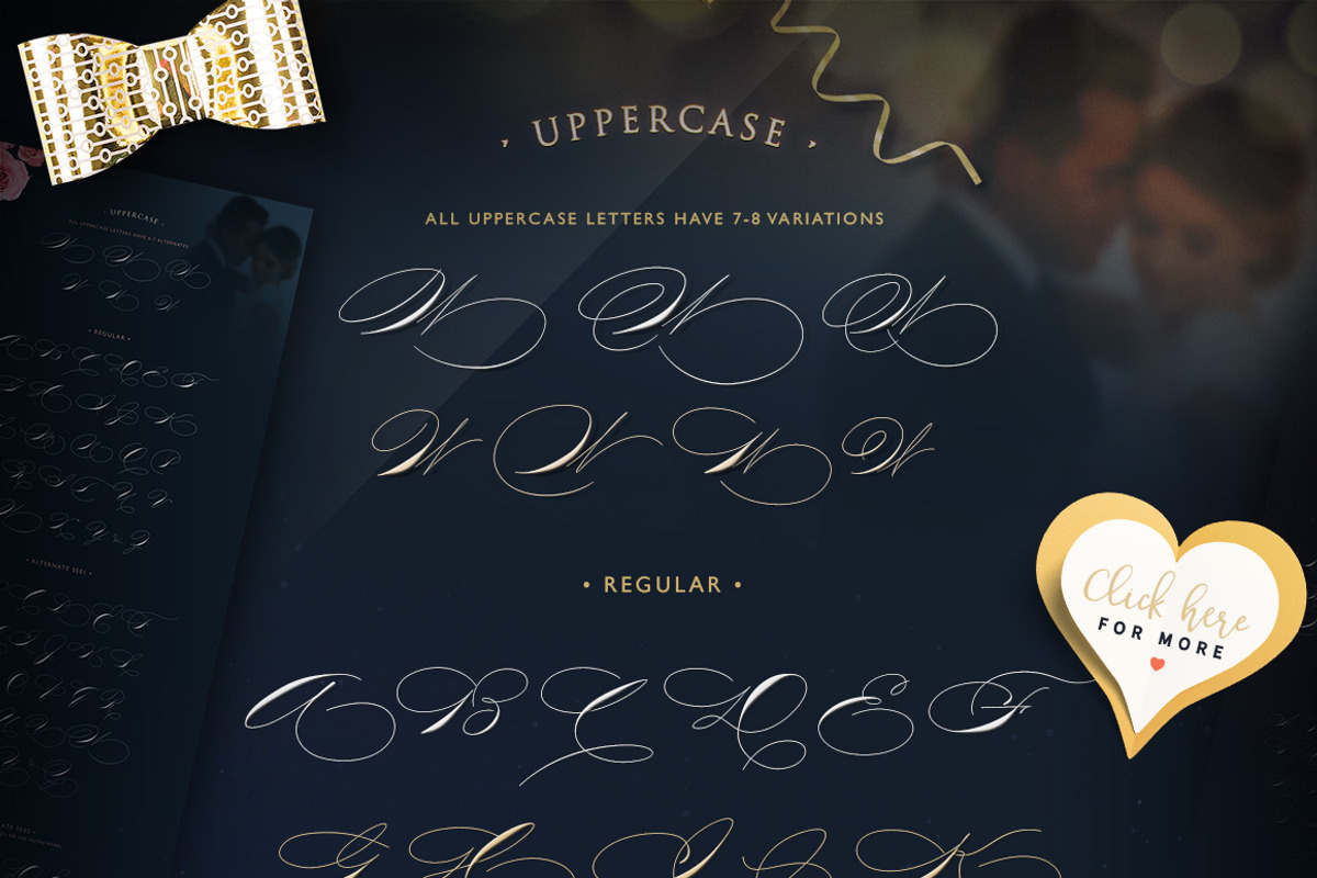 The Wedding Script & Invitation set preview 8