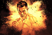 Fire Explosion PSD Photo Effect, an Action Add-On by iHemalaya (Thumbnail 3 of 3)