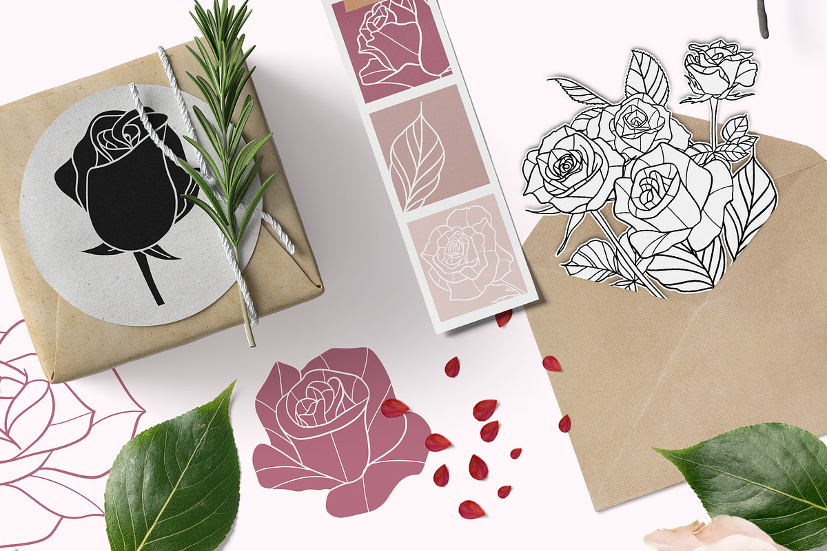 Procreate Roses Stamps, a Brush Add-On by RadekBroz (Photo 10 of 11)