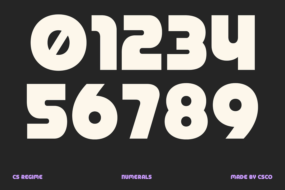 CS Regime – Bold Display Font, a Sans Serif Font by Craft Supply Co. (Photo 7 of 8)