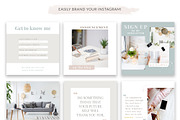 Instagram Templates for Canva, a Social Media Template by Sweet Little Muse (Thumbnail 2 of 5)