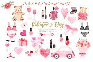 Valentines Day Planner Cliparts