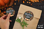 Fall Autumn Thank You Sticker Bundle, an Illustration by Actual Pixel (Thumbnail 8 of 22)