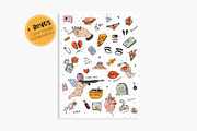 Anti Valentine's Day Tattoo Clipart, an Illustration by Orange Brush Studio (Thumbnail 3 of 7)