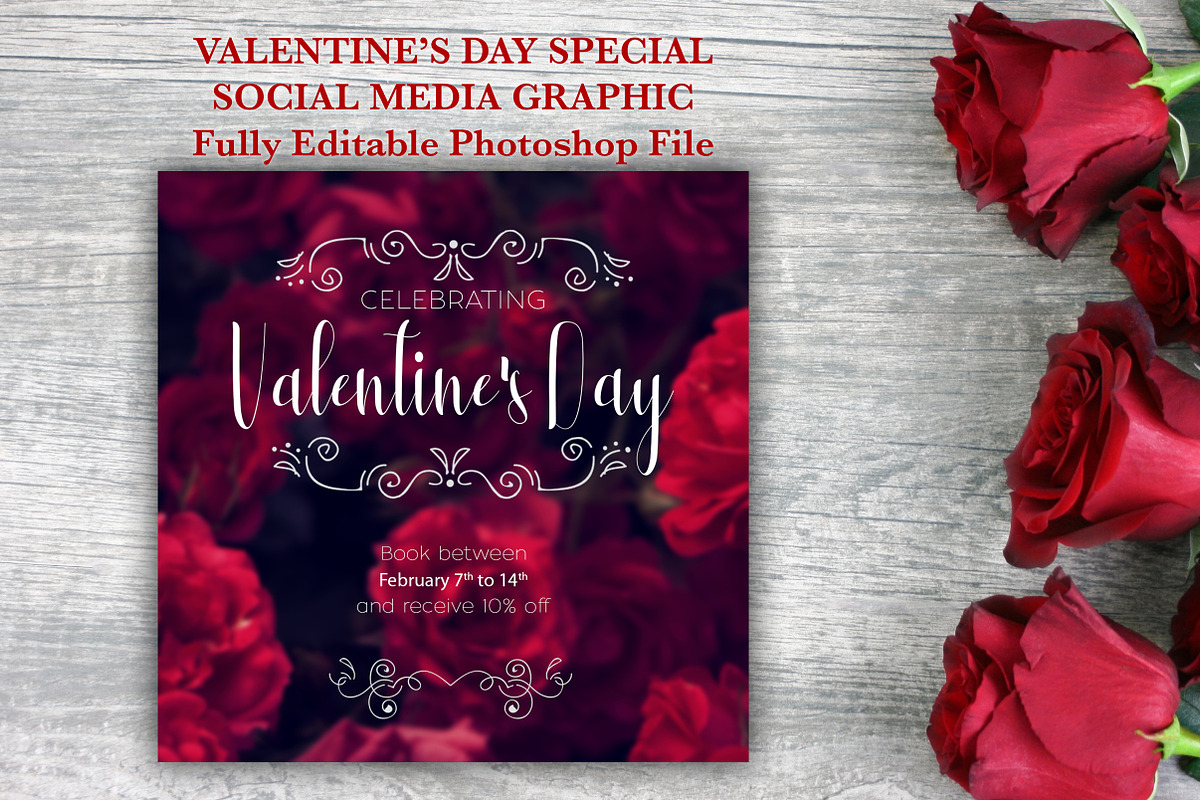 Valentine's Day Social Media Promo, a Templates & Theme by BF Studios (Photo 1 of 2)