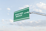 Road Sign Mockup, an Advertising Mockup by swsi-studio (Thumbnail 2 of 5)