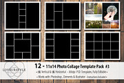 11x14 Photo Collage Template Pack 3, a Marketing Template by Loveurstyle Designs (Thumbnail 2 of 2)