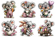 Whimsical Easter Koala Clipart, an Illustration by Daily.Designs (Thumbnail 8 of 8)
