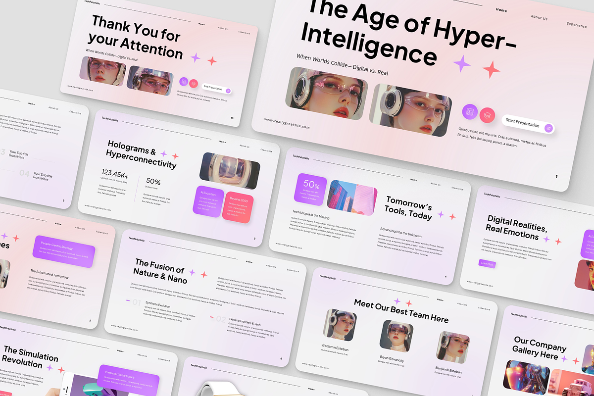 Technology Futuristic Presentation, a Presentation Template by Annora Studio (Photo 4 of 7)