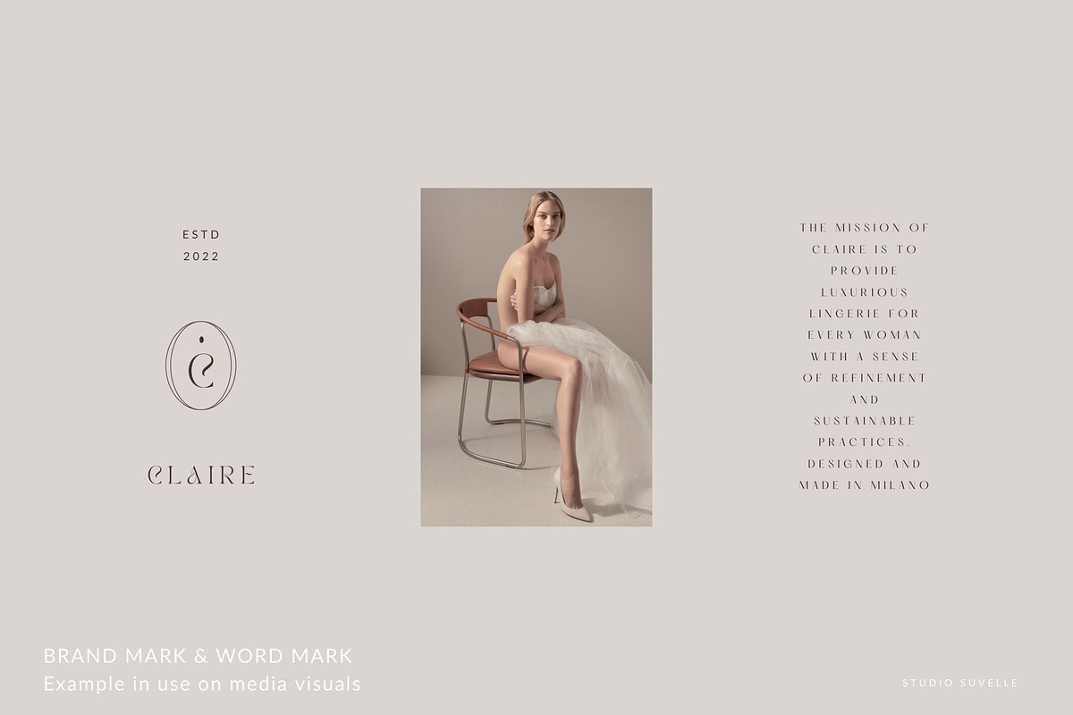 CLAIRE Logo Kit, a Branding & Logo Template by Studio Suvelle (Photo 11 of 18)