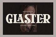 Glaster Elegant Ligature Serif Font, a Serif Font by Font Kingdom (Thumbnail 1 of 11)