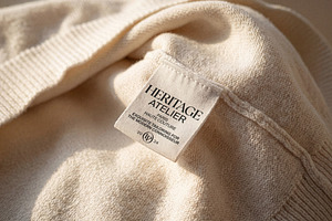 Luxury Woven Label Mockup, a Shirt Mockup by Designer Dude