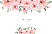 Watercolor delicate floral set, a Decorative Illustration by MayaNavits (Thumbnail 10 of 10)