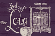 Cidrella script & graphics, a Script Font by Gleb Guralnyk (Thumbnail 3 of 6)