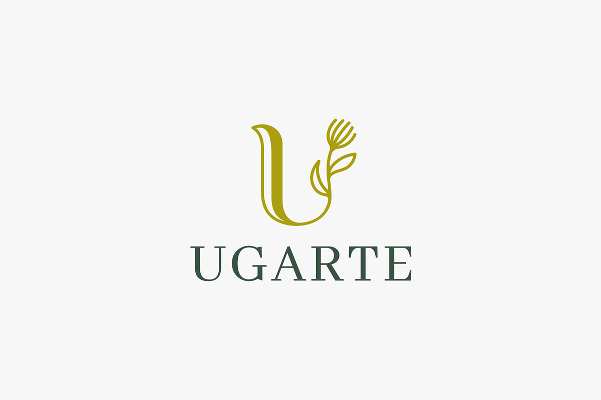 Letter U Logo Decorative Floral Leaf, a Branding & Logo Template by Signatoro (Photo 2 of 3)