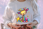 Whimsical Christmas Reindeer Clipart, an Illustration by designcity5 (Thumbnail 5 of 5)