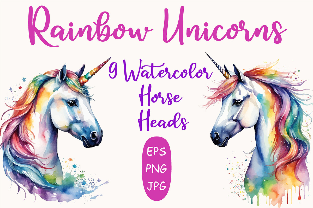 Unicorn head, an Animal Illustration by Michiru13 (Photo 1 of 3)