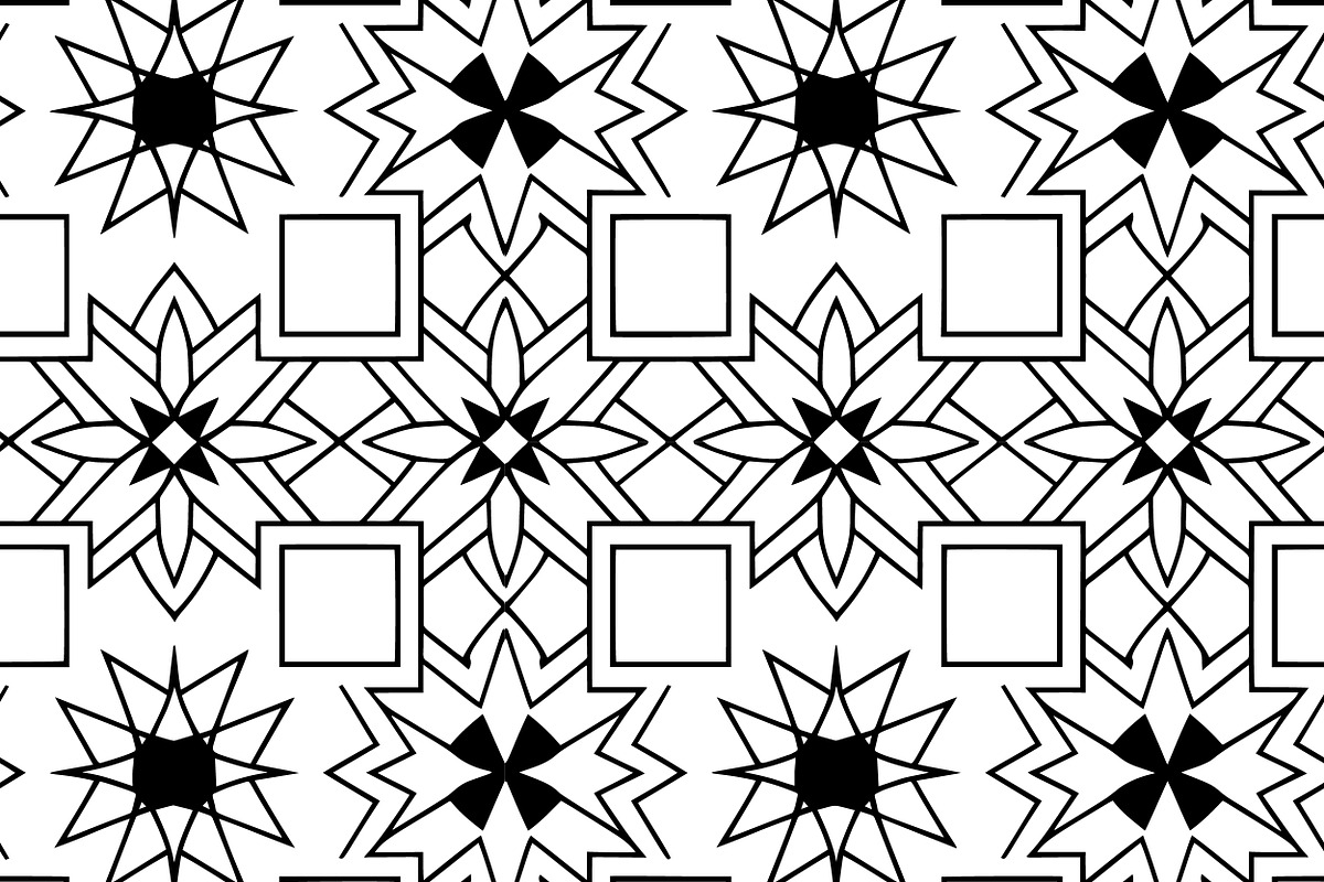 Geometrical seamless pattern, a Texture Illustration by SketchArtStudio (Photo 6 of 7)