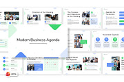 Modern Business Agenda PowerPoint, a Presentation Template by Loin Studio (Thumbnail 1 of 4)