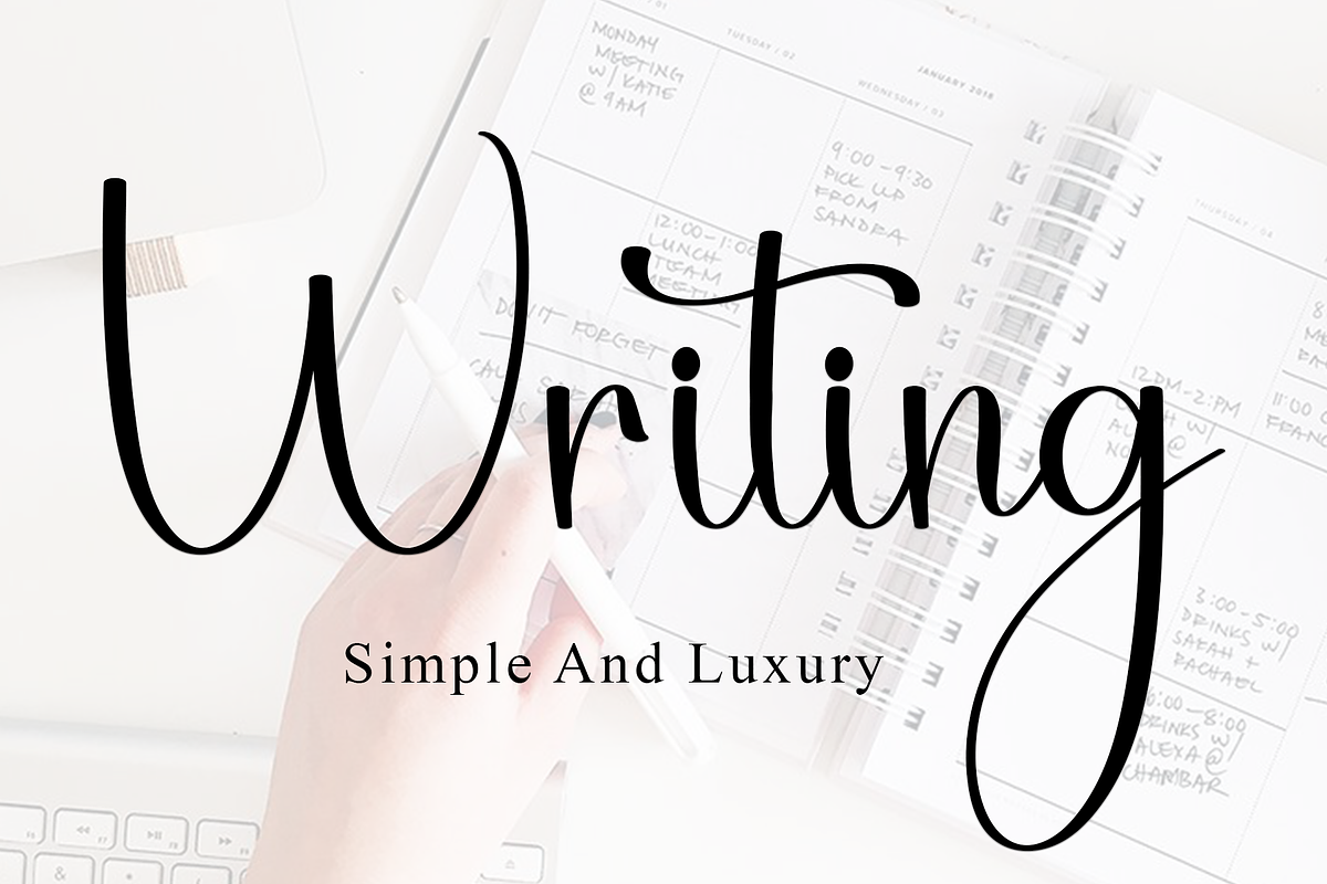 Something, a Handwritten Font by FreshTypeINK (Photo 3 of 7)