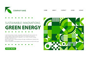 Company landing page with nature, an Illustration by Buch&Bee (Thumbnail 1 of 3)