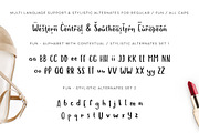 Hola Bisou font handlettered ink, a Font by By Lef (Thumbnail 8 of 15)