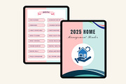 2025 Digital Home Management Binder, a Stationery Template by Designmela01 (Thumbnail 3 of 8)