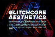 GLTCH - Glitch Typeface font, a Font by Vroz Studio (Thumbnail 4 of 6)