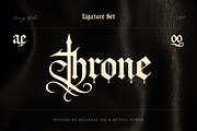 Grimoire Noire – Gothic Blackletter, a Blackletter Font by Creacy Studio (Thumbnail 3 of 8)