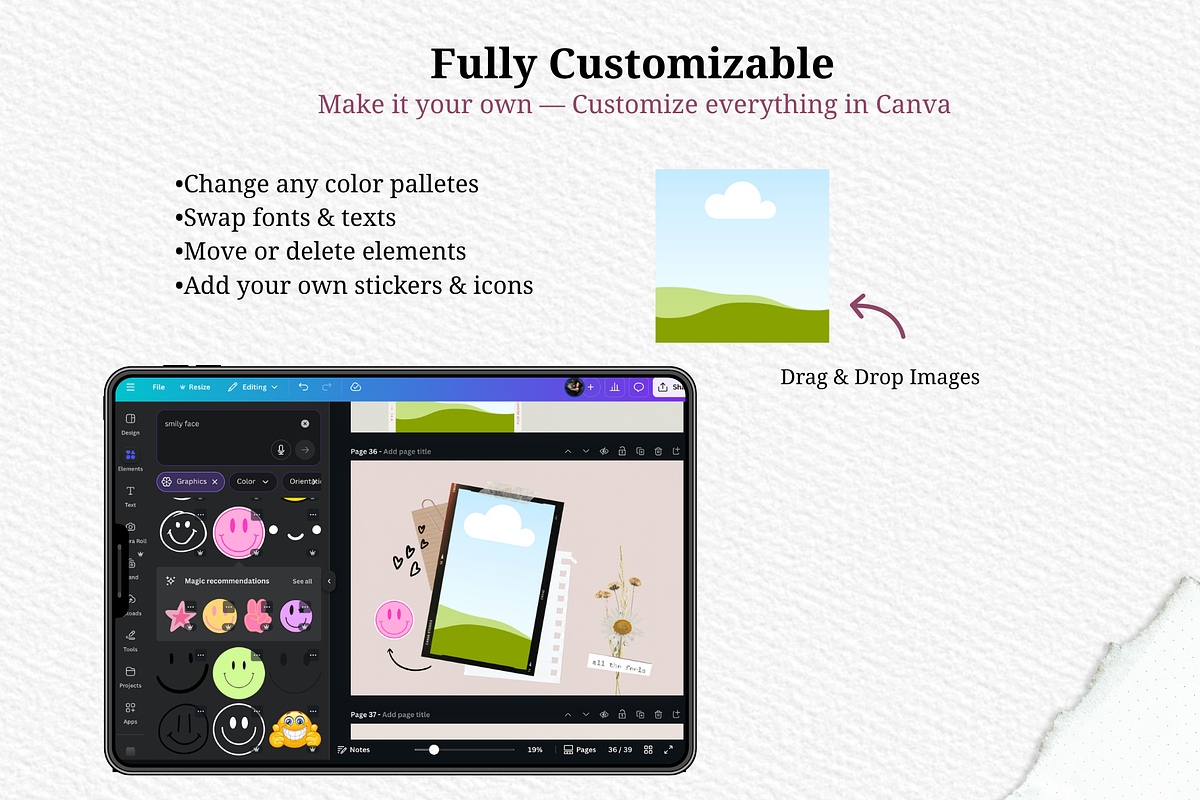 Mac Computer Canva Templates Bundle, a Marketing Template by Wicked Creative (Photo 5 of 14)
