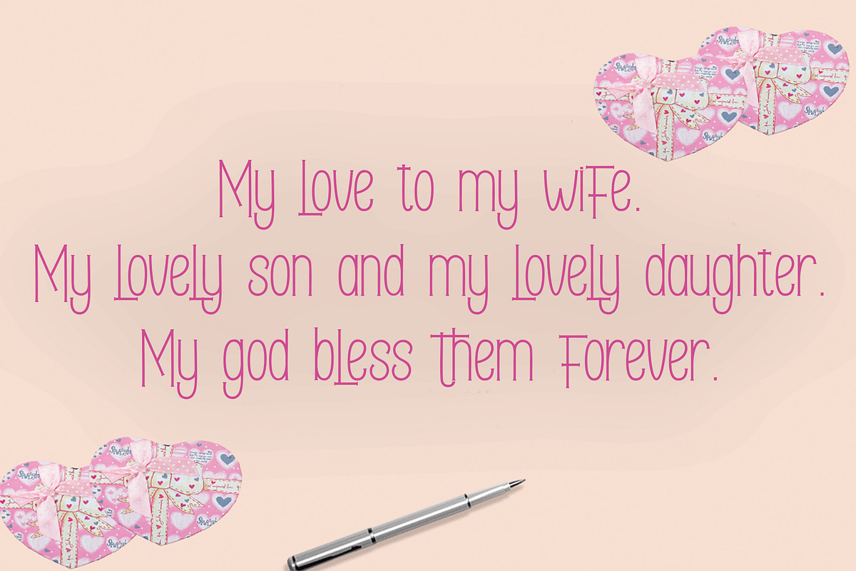 Father & Mother, a Sans Serif Font by PollemSt (Photo 3 of 7)