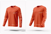 Long Sleeve T-Shirt Mockup, a Hoody Mockup by Ram Studio LLC (Thumbnail 5 of 12)