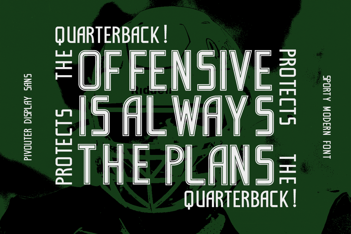 CF Pivouter - Sport Modern Sans, a Sans Serif Font by Indotype Foundry (Photo 2 of 10)
