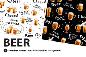 Beer. Patterns