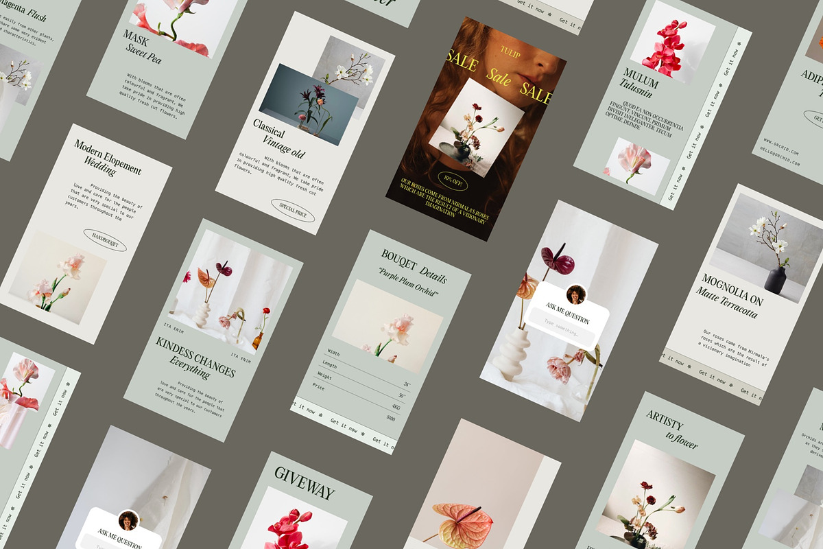 Tulip | Instagram Social Media Kit, a Social Media Template by Skolastika Phoebe (Photo 5 of 7)