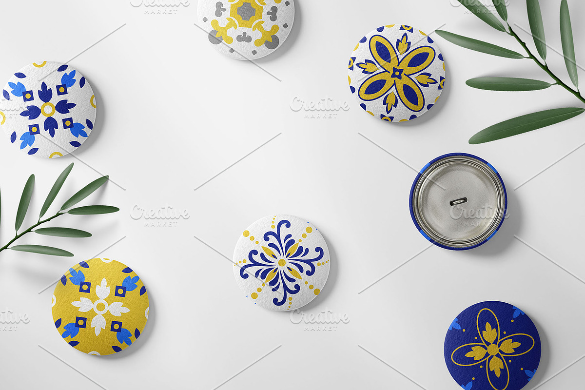 Azulejos & Morocco Patterns & Tiles, a Pattern Graphic by Iryna Danyliuk (Photo 3 of 7)