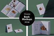 Realistic Book Mockups, a Print Template by Juliya Eva (Thumbnail 1 of 14)