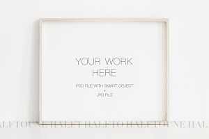 Mockup Frame Modern Clean And Simple