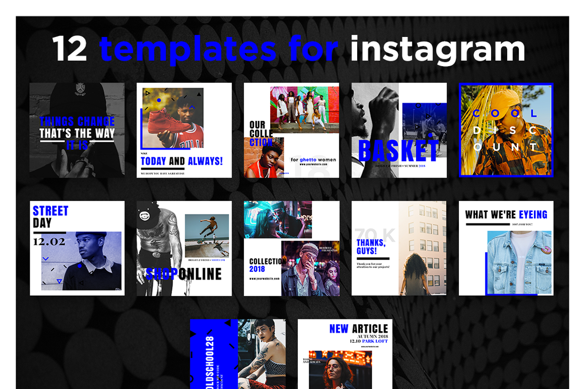 Street Wear - Social swag media pack, a Social Media Template by MVP Factory (Photo 2 of 4)