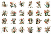 Whimsical Spring Clipart, an Illustration by CreationArt (Thumbnail 2 of 7)