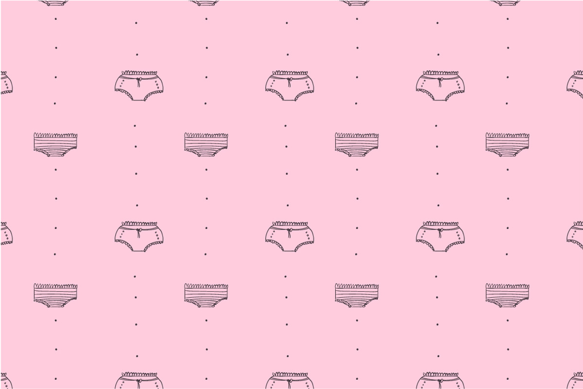 Doodled lingerie set, an Object Graphic by Kotozoid (Photo 4 of 9)